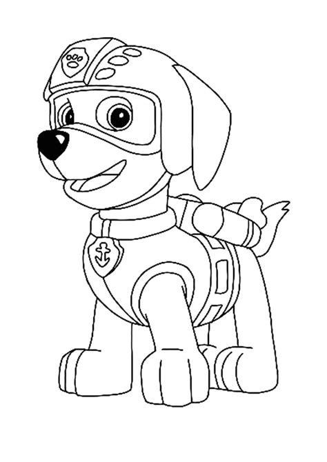 pawpatrol colorear|paw patrol coloring pages zuma.